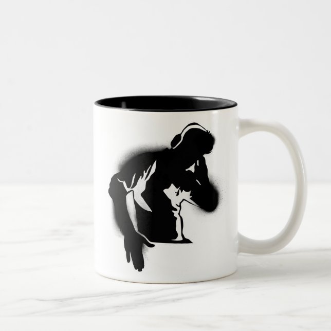 The DJ Two-Tone Coffee Mug (Right)