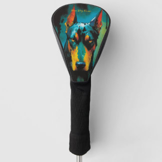 The Doberman Dog - Composition 001 Golf Head Cover