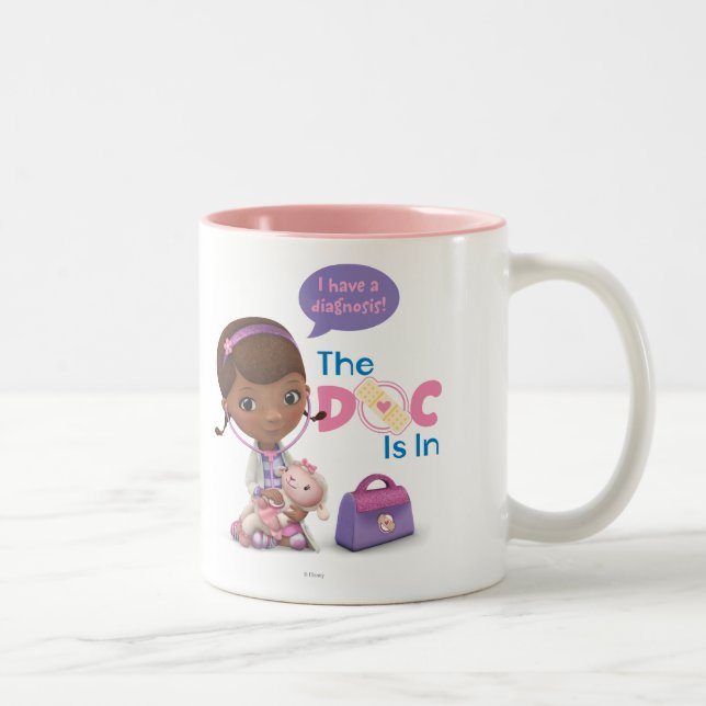 The Doc Is In 2 Two-Tone Coffee Mug (Right)