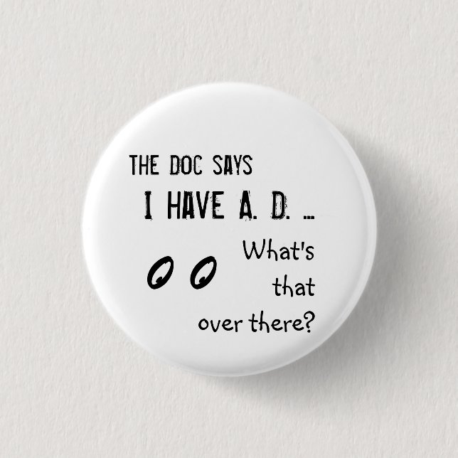 The Doc says 1 Inch Round Button (Front)