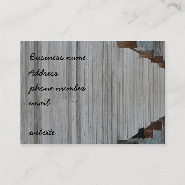 The Dock Business Card-Customize it! Card (Front)