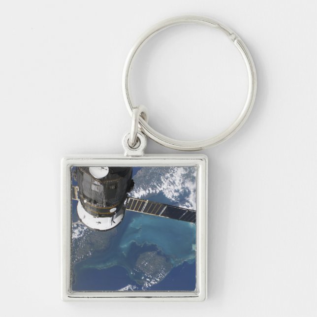 The docked Progress 22 spacecraft Keychain (Front)