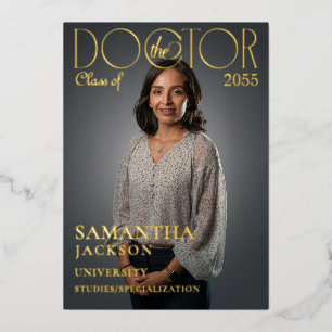 The Doctor Chic Doctoral Graduation Photo Magazine