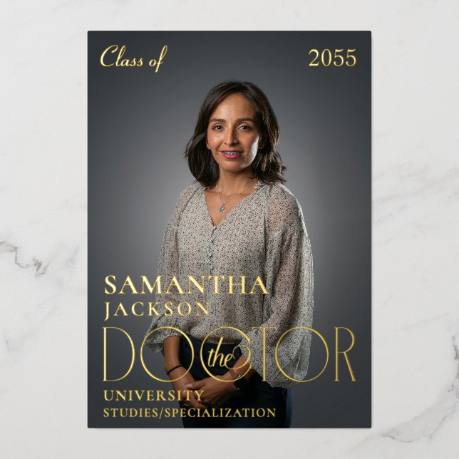 The Doctor Doctoral Graduation Photo Magazine (Front)