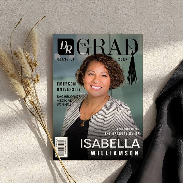 The Doctor Graduate Photo Trendy Magazine Cover Announcement (The Doctor Graduate Photo Trendy Magazine Cover Announcement)