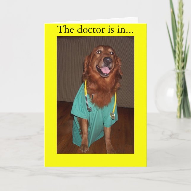 The Doctor is in... Card (Front)