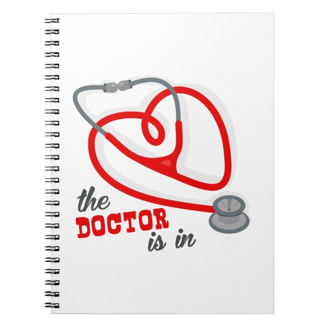 The Doctor Is In Notebook (Front)