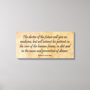The Doctor of the Future Canvas Print