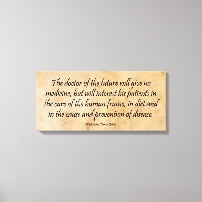 The Doctor of the Future Canvas Print (Front)