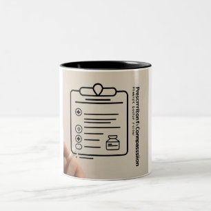 The Doctor's Code: Unveiling Wisdom with Every Sip Two-Tone Coffee Mug