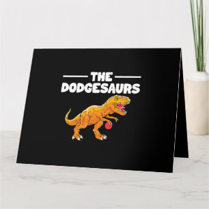 The Dodgesaurs Dodge Ball Dinosaur Dodgeball Playe Card