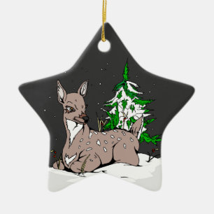 The Doe - Ceramic Ornament