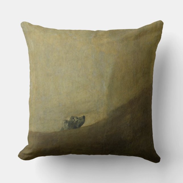 The Dog, 1820-23 Throw Pillow (Front)