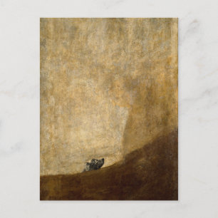 The Dog (Black Paintings) by Francisco Goya 1820 Postcard