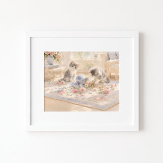 The Dog Did It Watercolor Art Print
