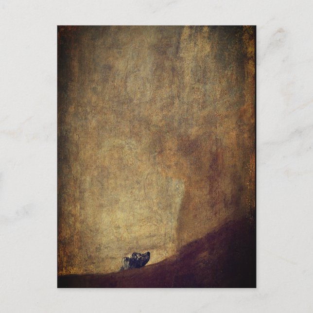 The Dog (El Perro) - by Francisco Goya Postcard (Front)