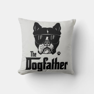 The Dog Father and Dog Dad Throw Pillow