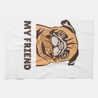 The Dog is My Friend Kitchen Towel