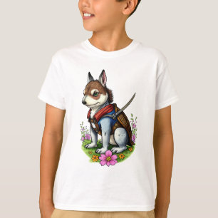 The Dog Knight    AI Art T-Shirt