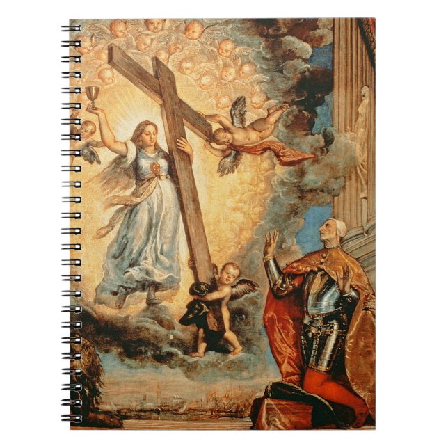The Doge Grimani kneeling before Faith Notebook (Front)