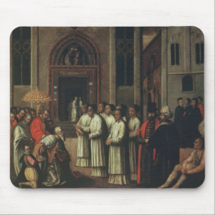 The Doge Ziani Meets Pope Alexander III (1105-81) Mouse Pad