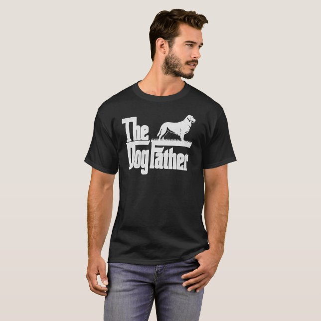 The Dogfather For Golden Retriever Lovers  T-Shirt (Front Full)