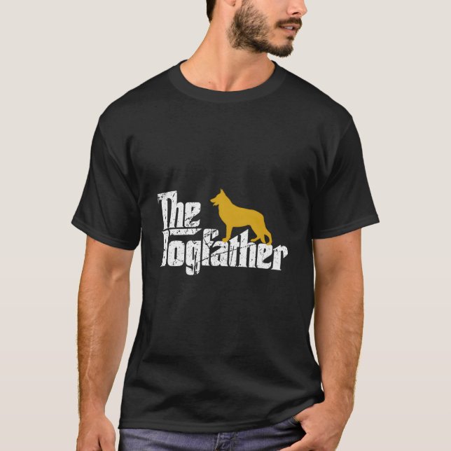 The Dogfather Ger Shepherd DogfatherFather'S Day T-Shirt (Front)