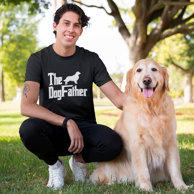The Dogfather Golden Retriever Funny Golden T-Shirt (Creator Uploaded)