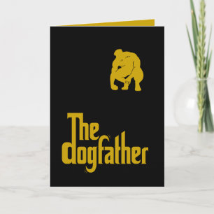 The Dogfather Poop Scooping Dog Dad Father's Day  Card