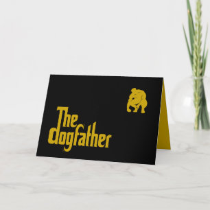 The Dogfather Poop Scooping Dog Dad Father's Day Card