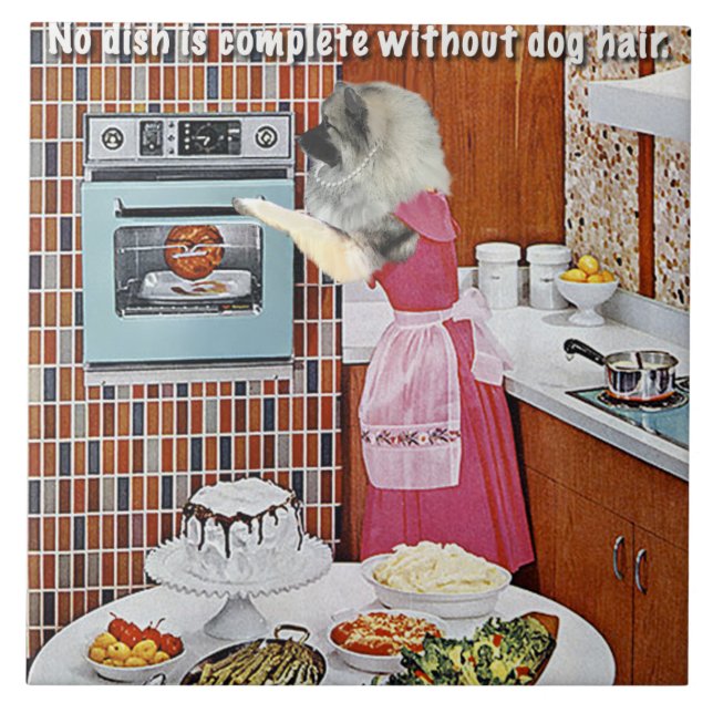 The Dog's Kitchen Rule Tile (Front)