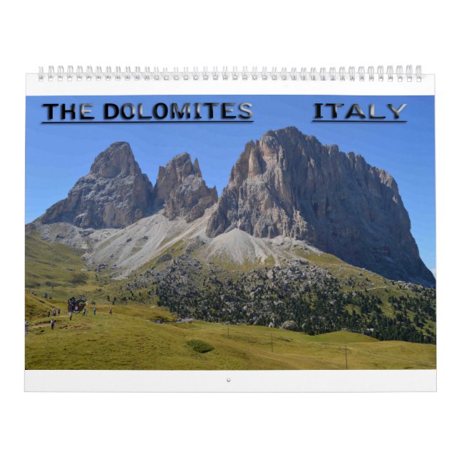 The Dolomite's, Italy Calendar (Cover)