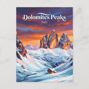 The Dolomites Italy Postcard