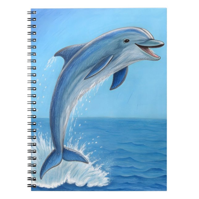 The Dolphin’s Silent Dance Notebook (Front)
