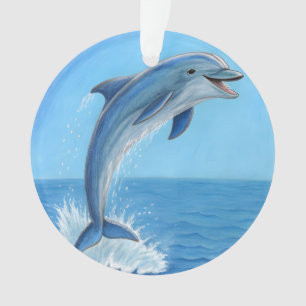 The Dolphin’s Silent Dance Ornament