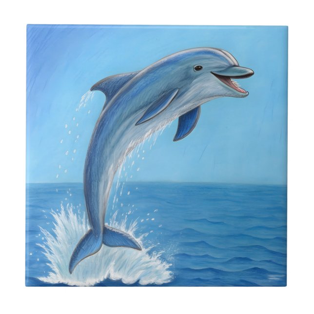 The Dolphin’s Silent Dance Tile (Front)