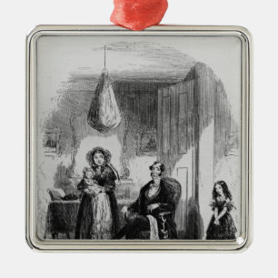 The Dombey Family Metal Ornament