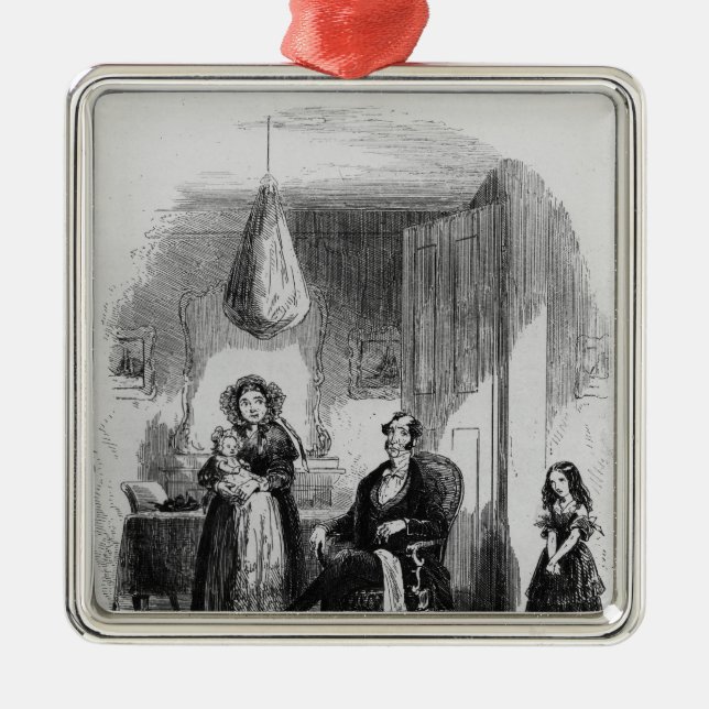 The Dombey Family Metal Ornament (Front)