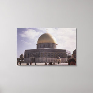 The Dome of the Rock, built AD 692 Canvas Print