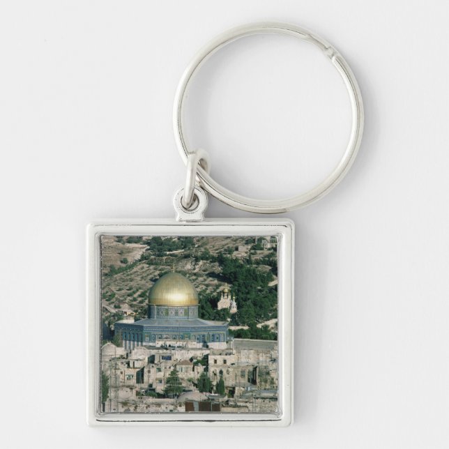 The Dome of the Rock, built AD 692 Keychain (Front)
