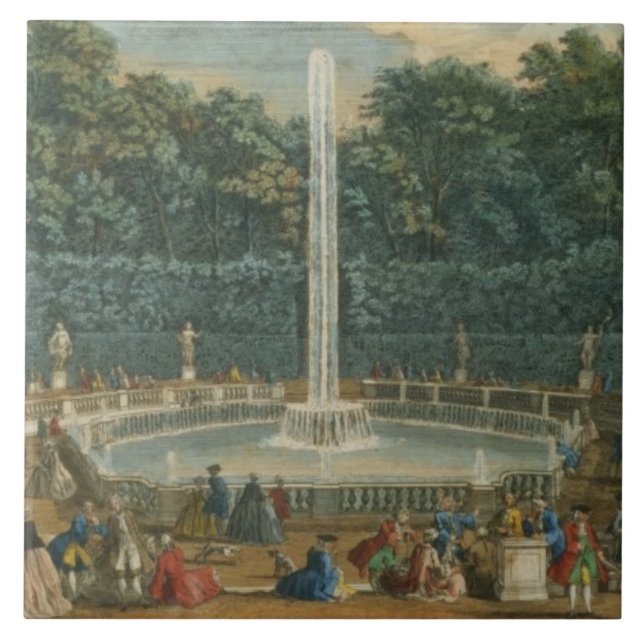 The Domes in the Garden at Versailles, pub. by Lau Tile (Front)