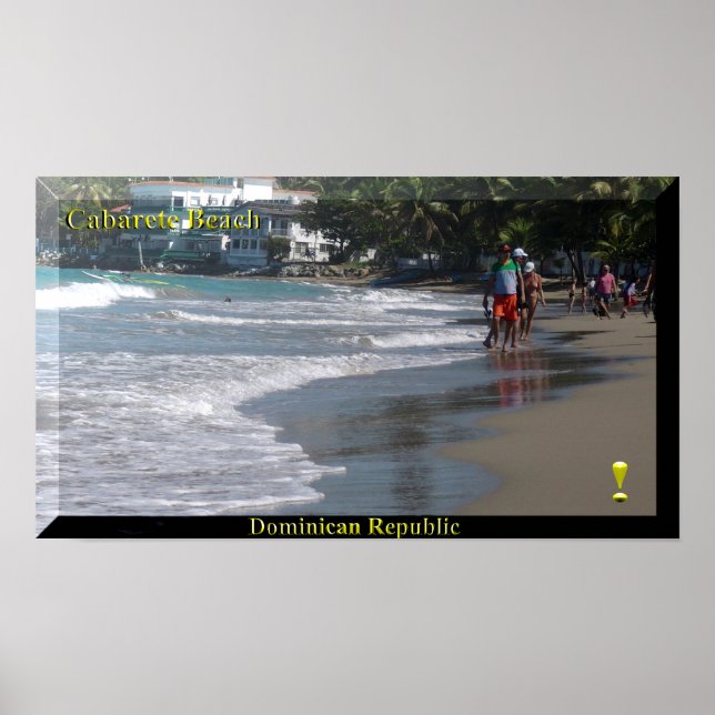 The Dominican Republic Cabarete Beach Poster (Front)