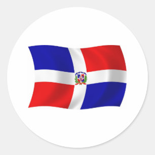 The Dominican Republic Flag Sticker