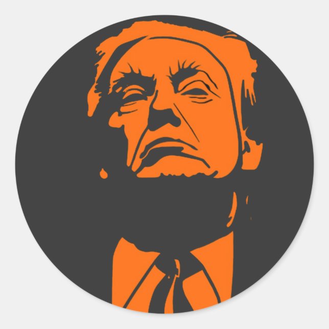 The Don, Donald Trump Round Sticker (Front)