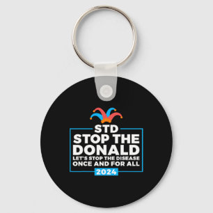 The Donald Anti Trump Democrat Voter Keychain