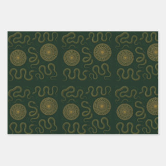 The Đông Sơn Serpent Wrapping Paper Sheet