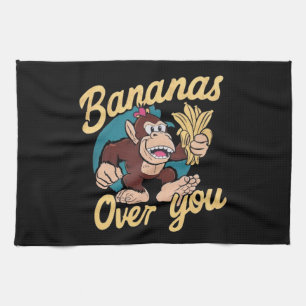 The Donkey Kong ,Bananas Over You Kitchen Towel