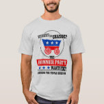 The Donner Party wants YOU! T-Shirt<br><div class="desc">Hungry for change? Give the Donner Party a hand as it serves up fresh results in Washington today!</div>