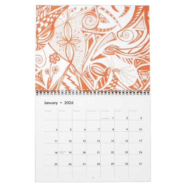The Doodle Calendar  January 2012-December 2012 (Jan 2026)