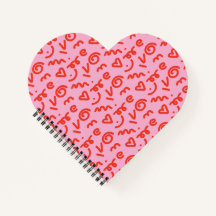 The Doodle Heart Spiral Notebook